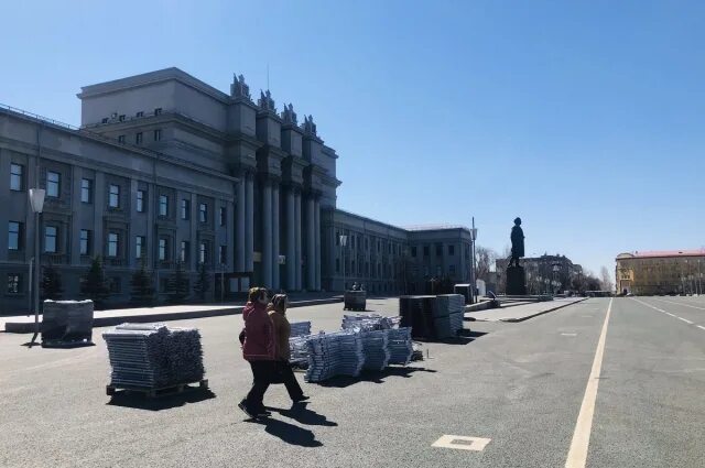 Площадь куйбышева фото В Самаре на площади Куйбышева началась установка трибун АиФ Самара