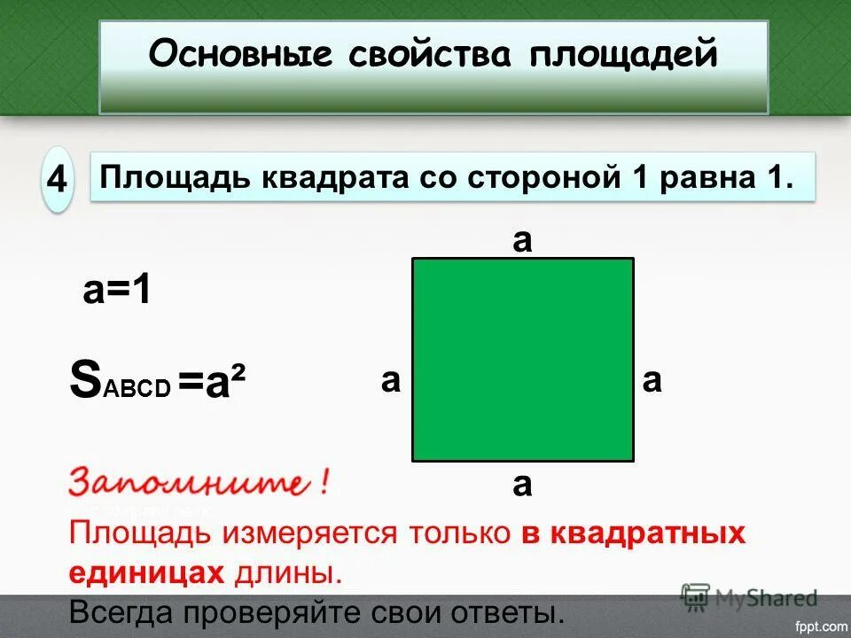 Площадь квадрата фото Презентация площадь квадрата