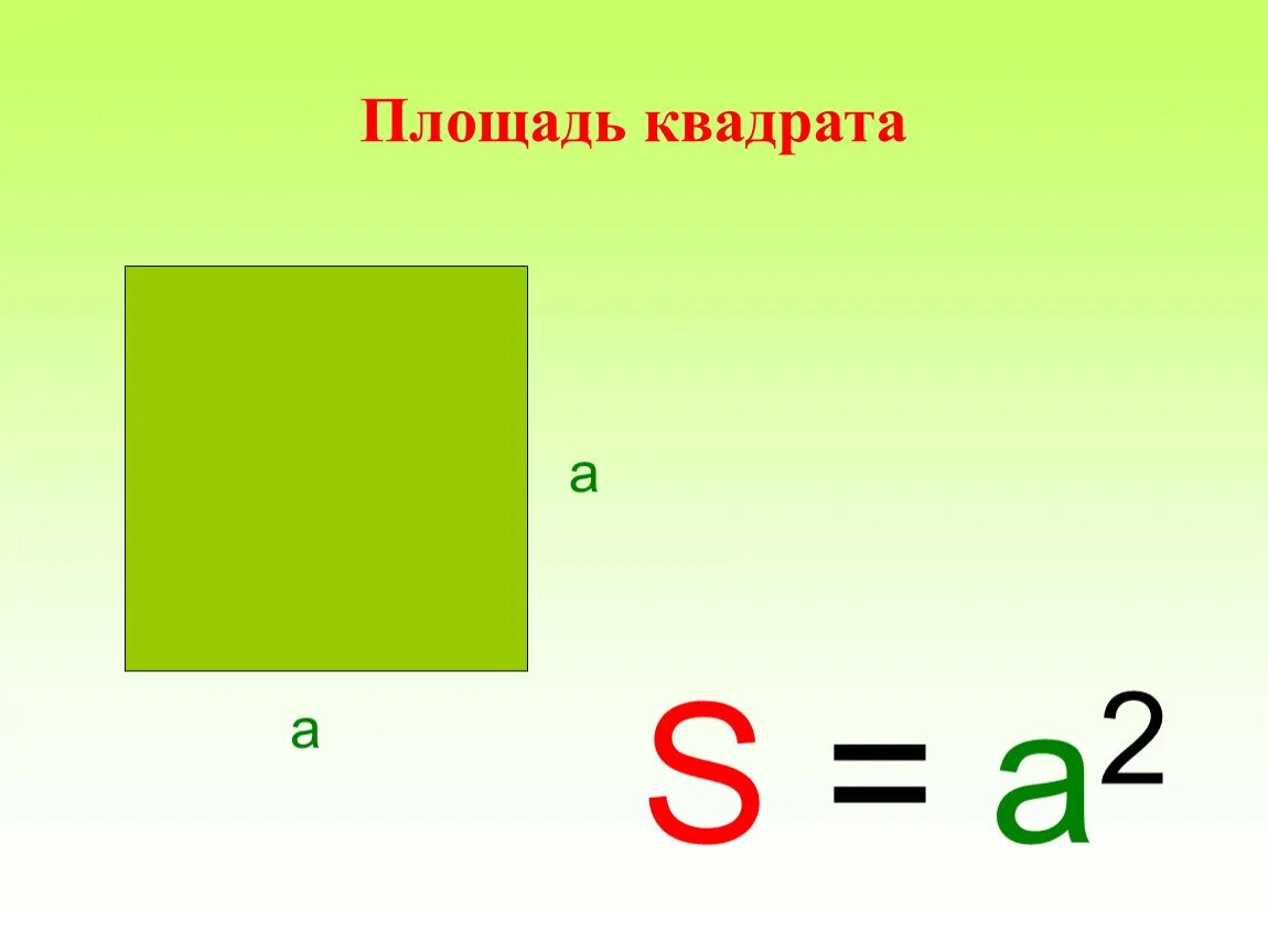 Площадь квадрата фото Площадь