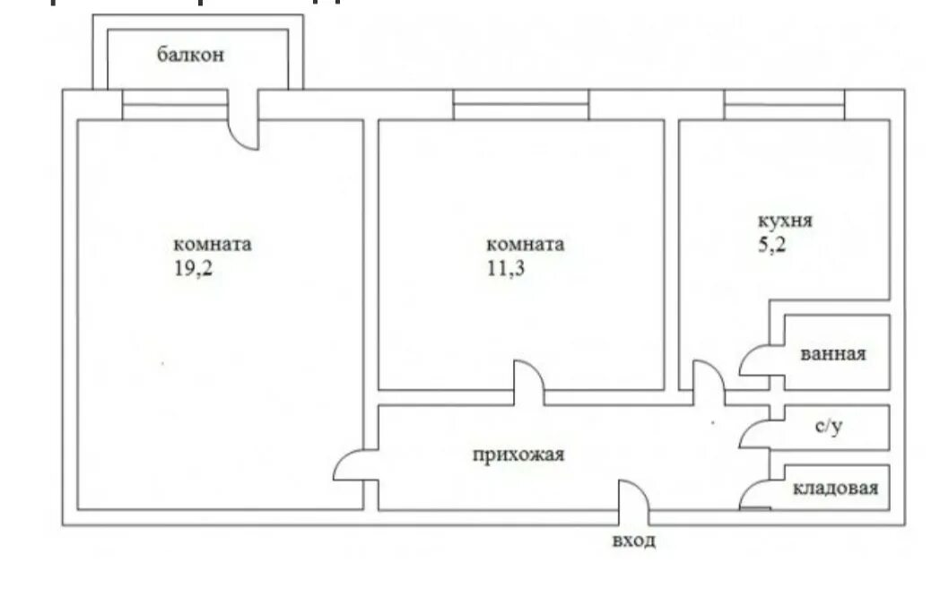Площадь квартиры улучшенной планировки Купить 2-комнатную квартиру, 44 м² по адресу Томск, улица Сергея Лазо, 26/3, 1 э
