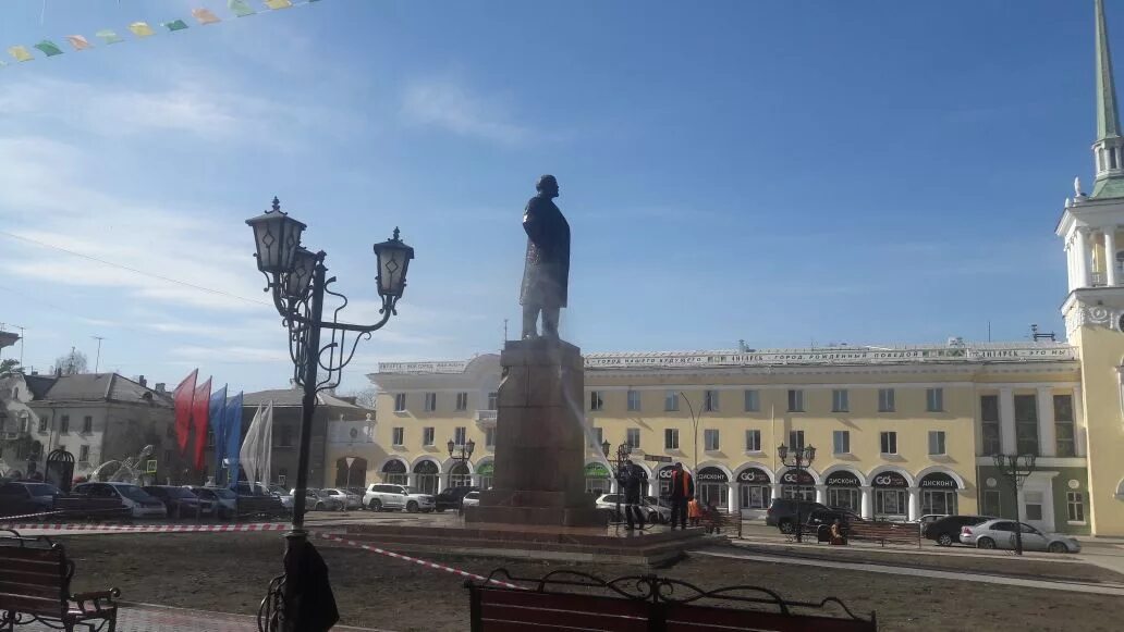 Площадь ленина ангарск фото А в Ангарске Ленина. помыли! - Новостной сайт города Ангарск