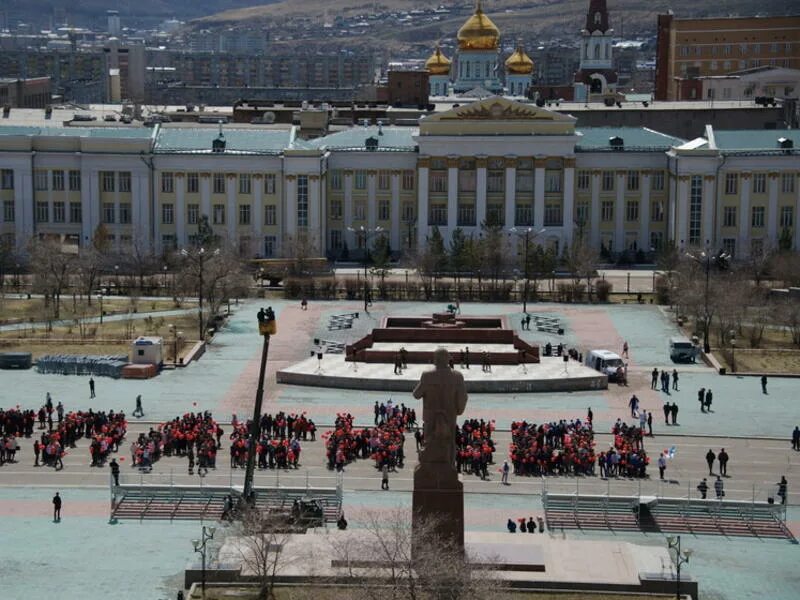 Площадь ленина чита фото Акция "Спасибо" в Чите