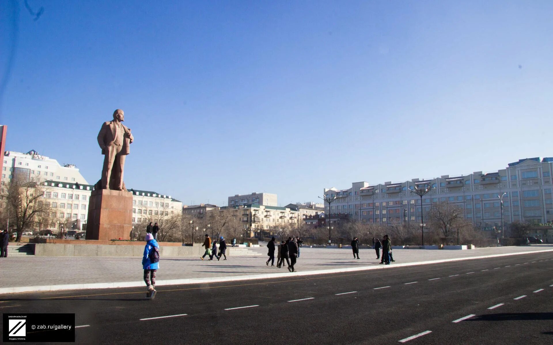 Площадь ленина чита фото Открытие пл. Ленина в Чите