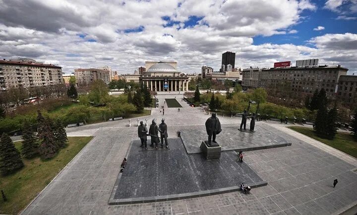 Площадь ленина фото Мой Новосибирск