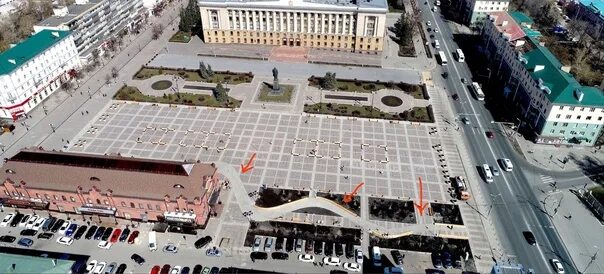 Площадь ленина фото 2024 Что означает эта линия на площади Ленина в Пензе? Читайте в нашем телеграм-канал