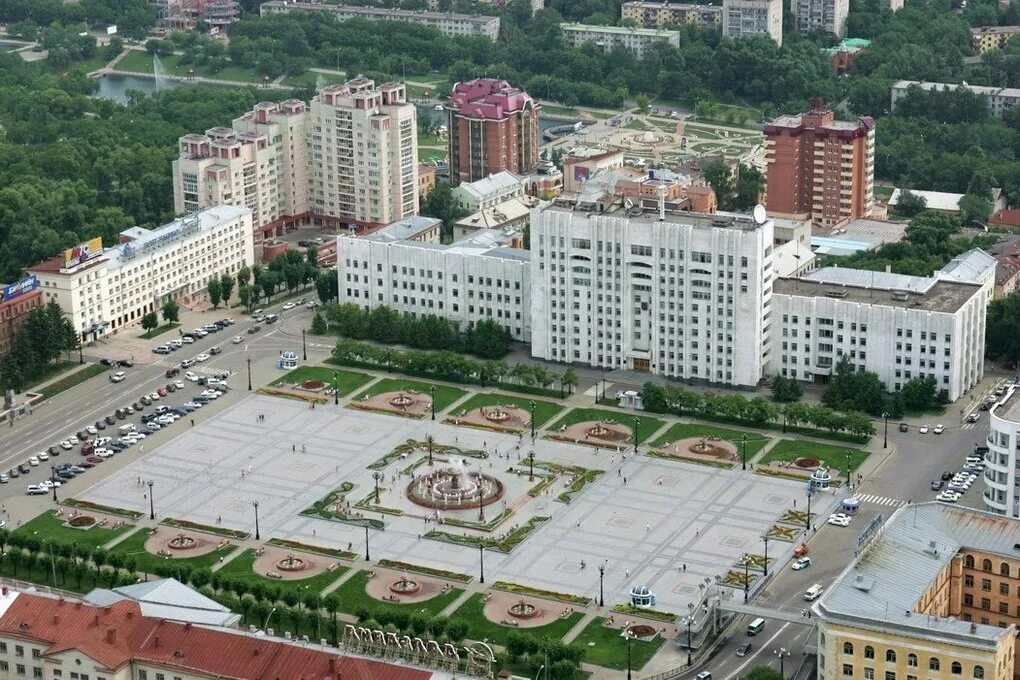 Площадь ленина хабаровск фото Хабаровск продолжает "кормить голубей" - МК Хабаровск