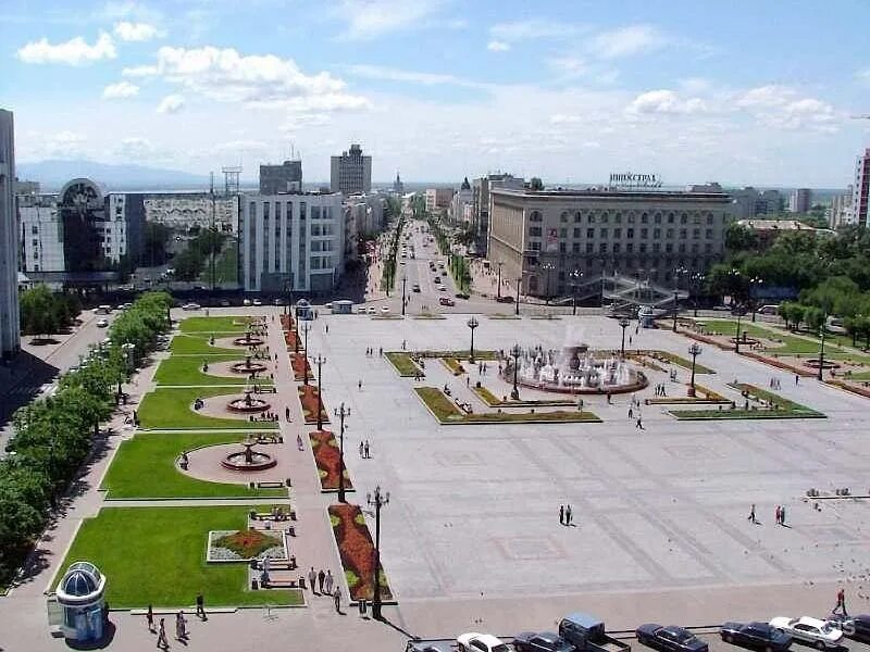 Площадь ленина хабаровск фото Хабаровск, Площадь Ленина - 2ГИС