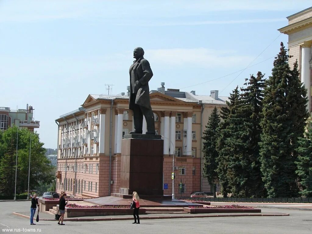 Площадь ленина липецк фото Интересные факты о памятнике Ленину в Липецке Живая провинция Дзен
