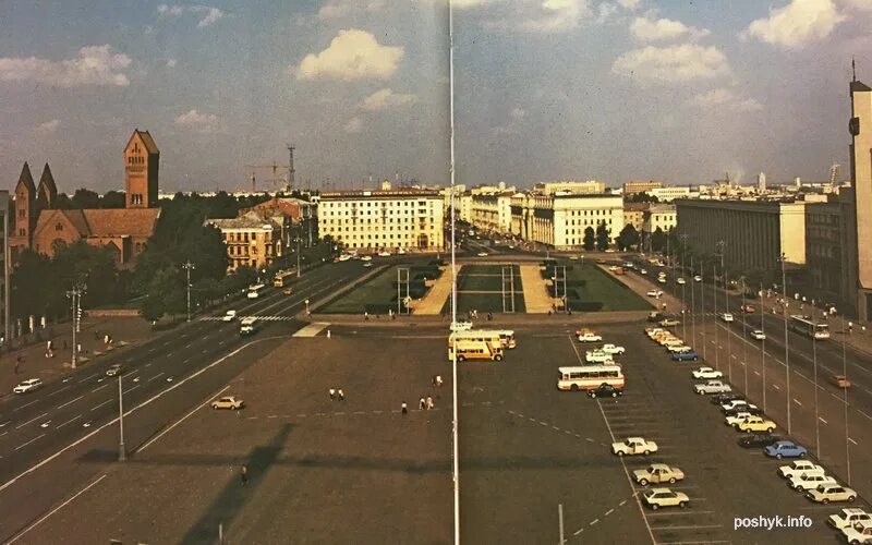 Площадь ленина минск фото Площадь Независимости Минск (история, факты и фотографии)