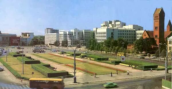 Площадь ленина минск фото Файл:Мінск. Плошча Леніна ў 1970-я.jpg - Вікіпедыя