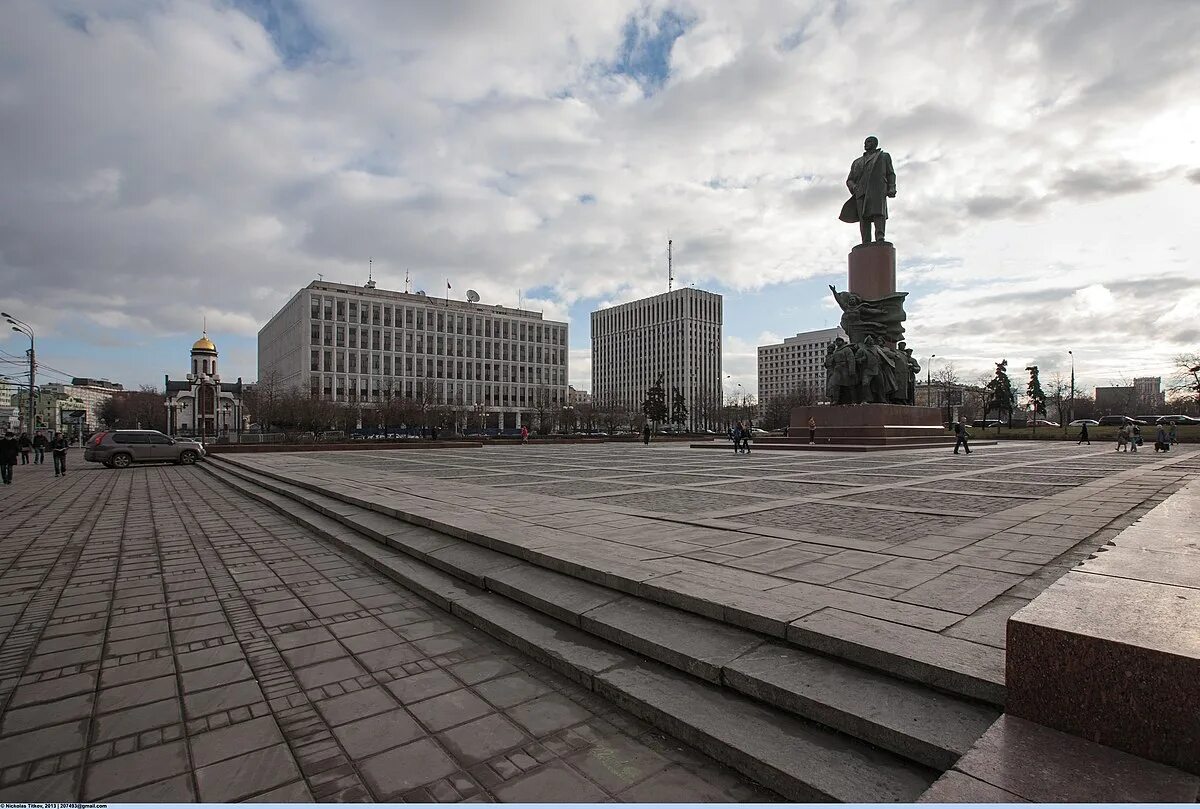 Площадь ленина москва фото Файл:Октябрьская (Калужская) площадь (8670233727).jpg - Википедия