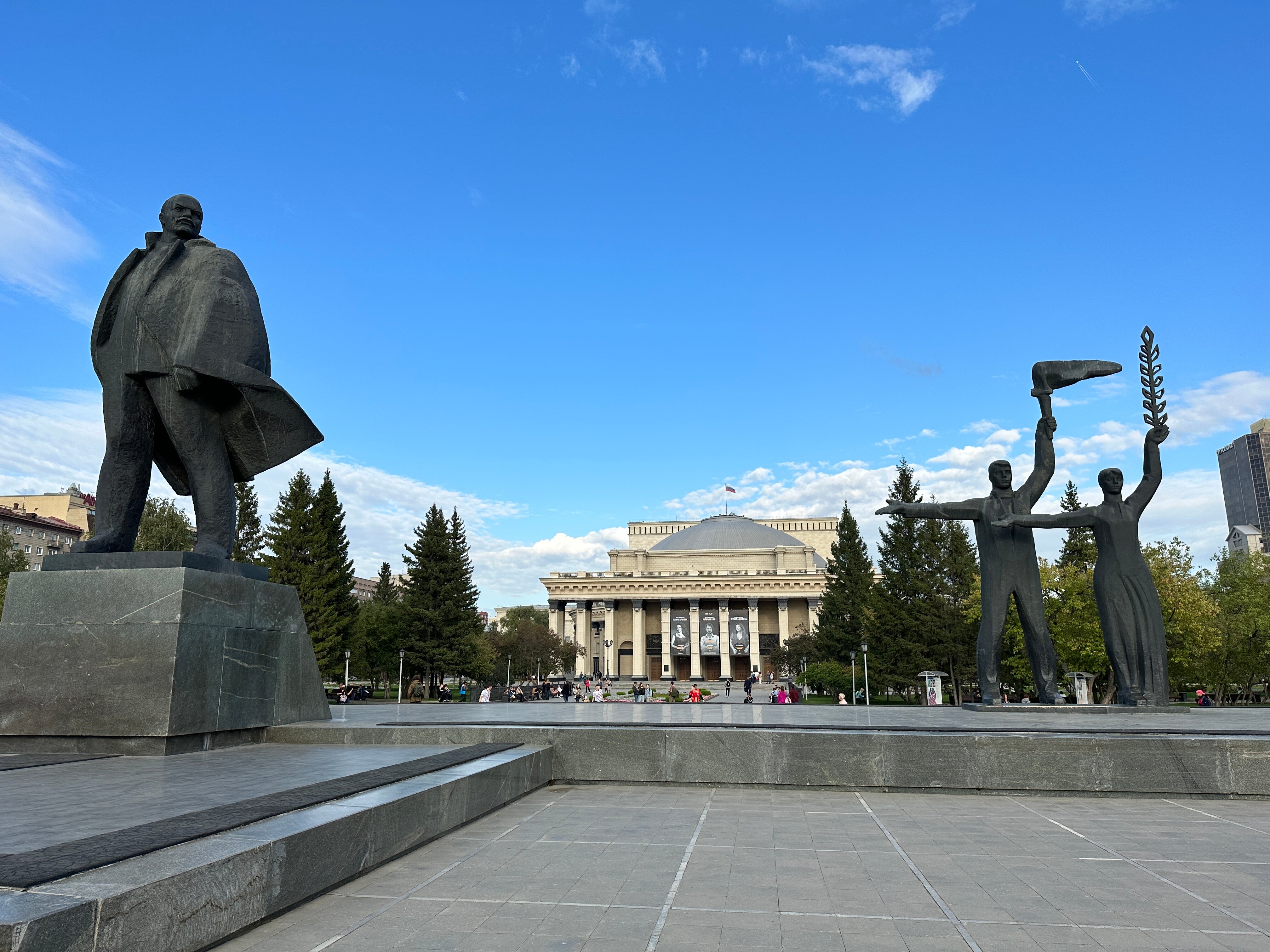 Площадь ленина новосибирск фото В. И. Ленин, landmark, attraction, Novosibirsk, Tsentralniy City Administrative 