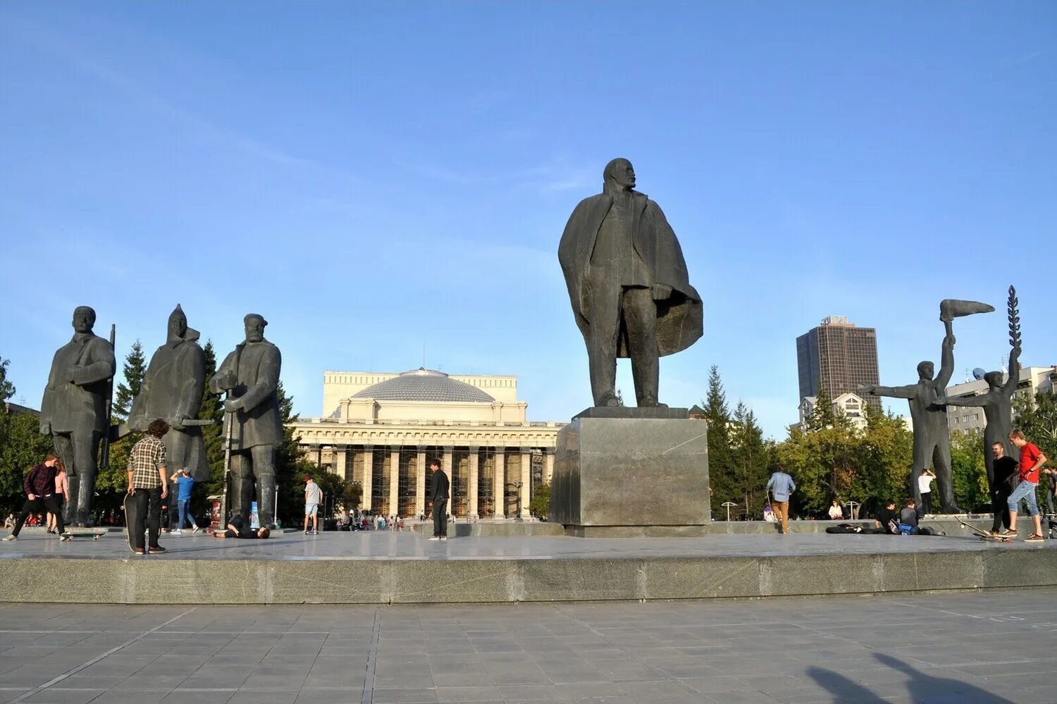 Площадь ленина новосибирск фото Экскурсия "Обзорная экскурсия по Новосибирску"