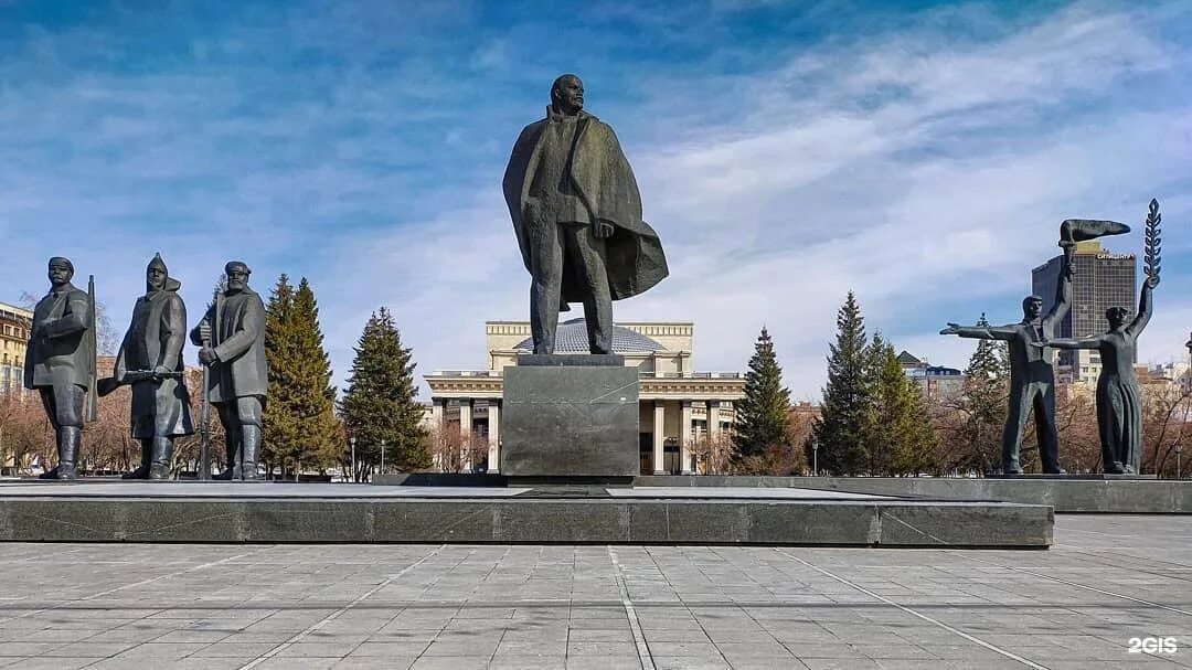 Площадь ленина новосибирск фото Памятник В.И. Ленину, Новосибирск - 2ГИС