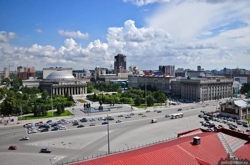 Площадь ленина новосибирск фото Новосибирск. Площадь Ленина. Орджоникидзе, 18 9эт (2009): ru_roofers - ЖЖ