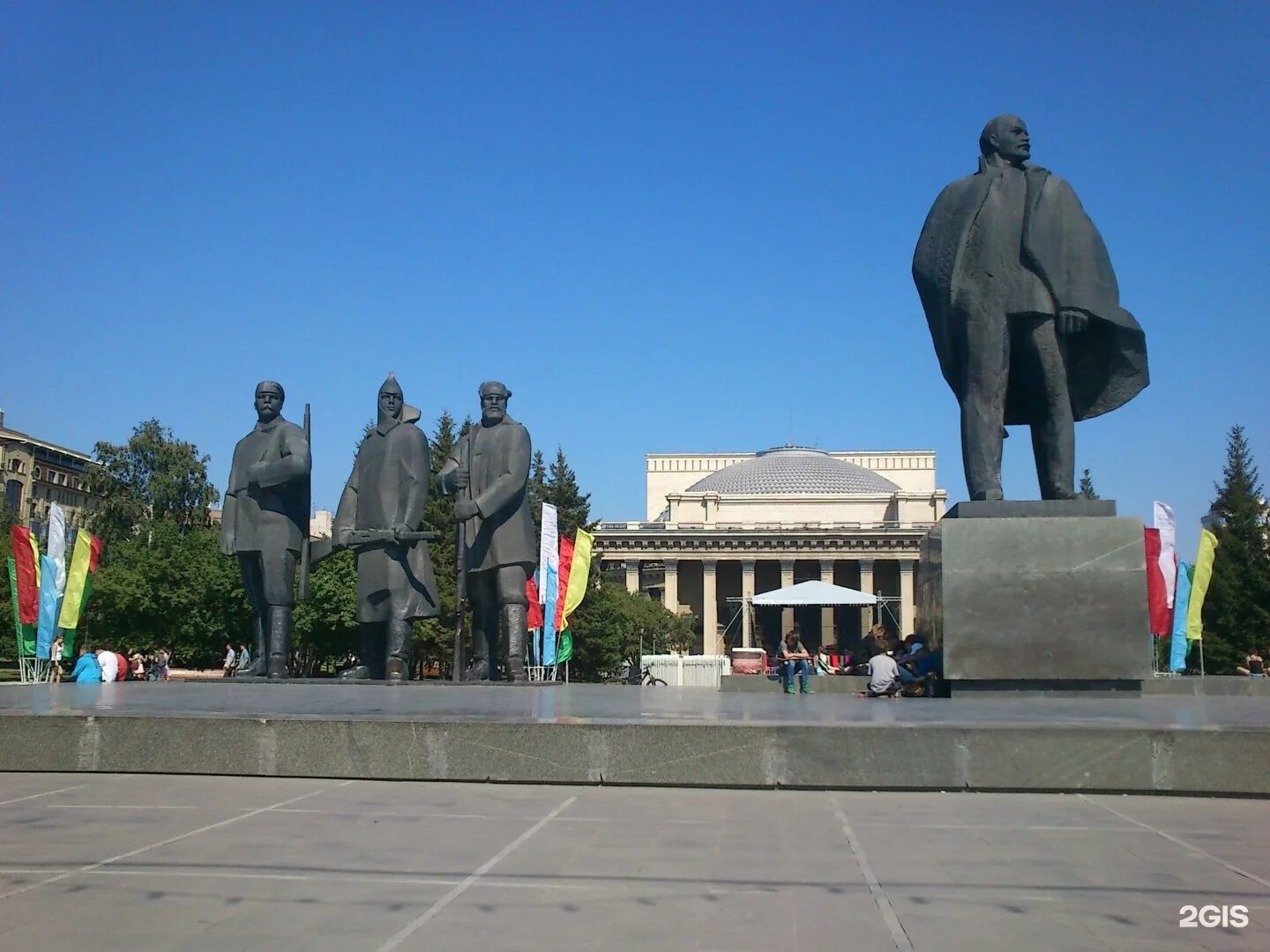 Площадь ленина новосибирск фото Памятник В.И. Ленину, Новосибирск - 2ГИС
