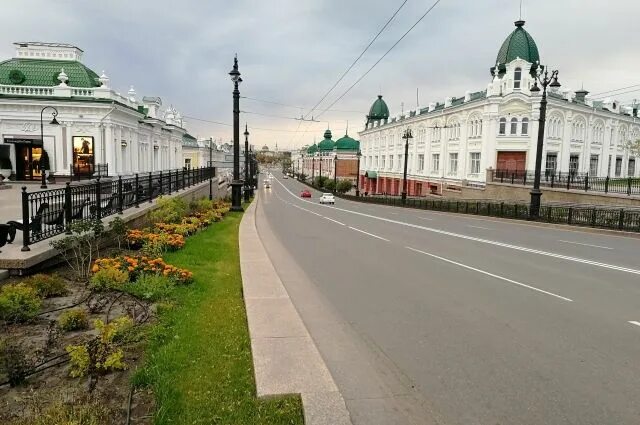 Площадь ленина омск фото Исторический центр Омска очистят от крупногабаритных рекламных конструкции АиФ О