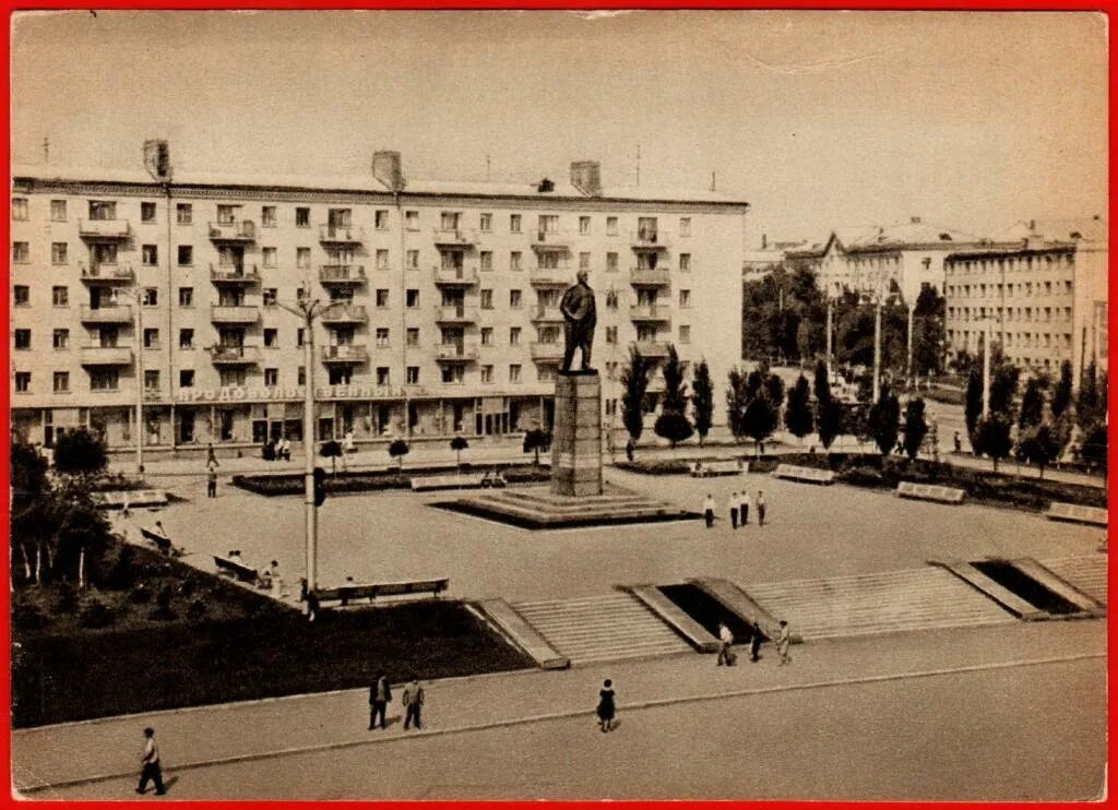 Площадь ленина ростов на дону фото 45345 Ростов на Дону памятник Площадь имени Владимира Ленина 1965 - покупайте на