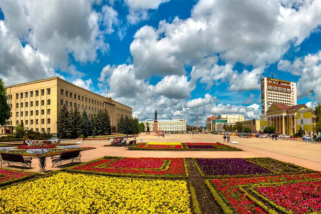 Площадь ленина ставрополь фото Directions from Stavropol