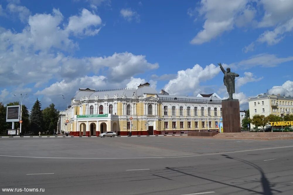 Площадь ленина тамбов фото 6 мест массового пребывания людей в Тамбове соответствуют антитеррористическим т