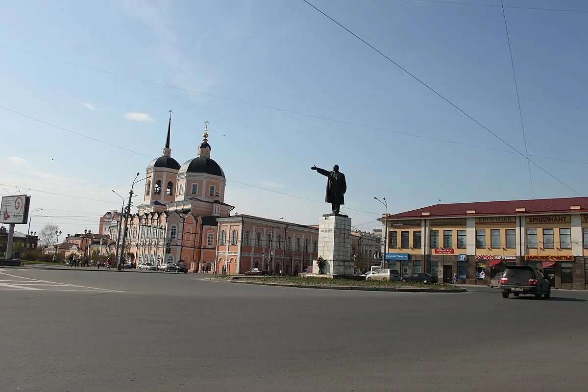 Площадь ленина томск фото File:Памятник Ленину на площади Ленина, 13.05.2012 - panoramio.jpg - Wikimedia C