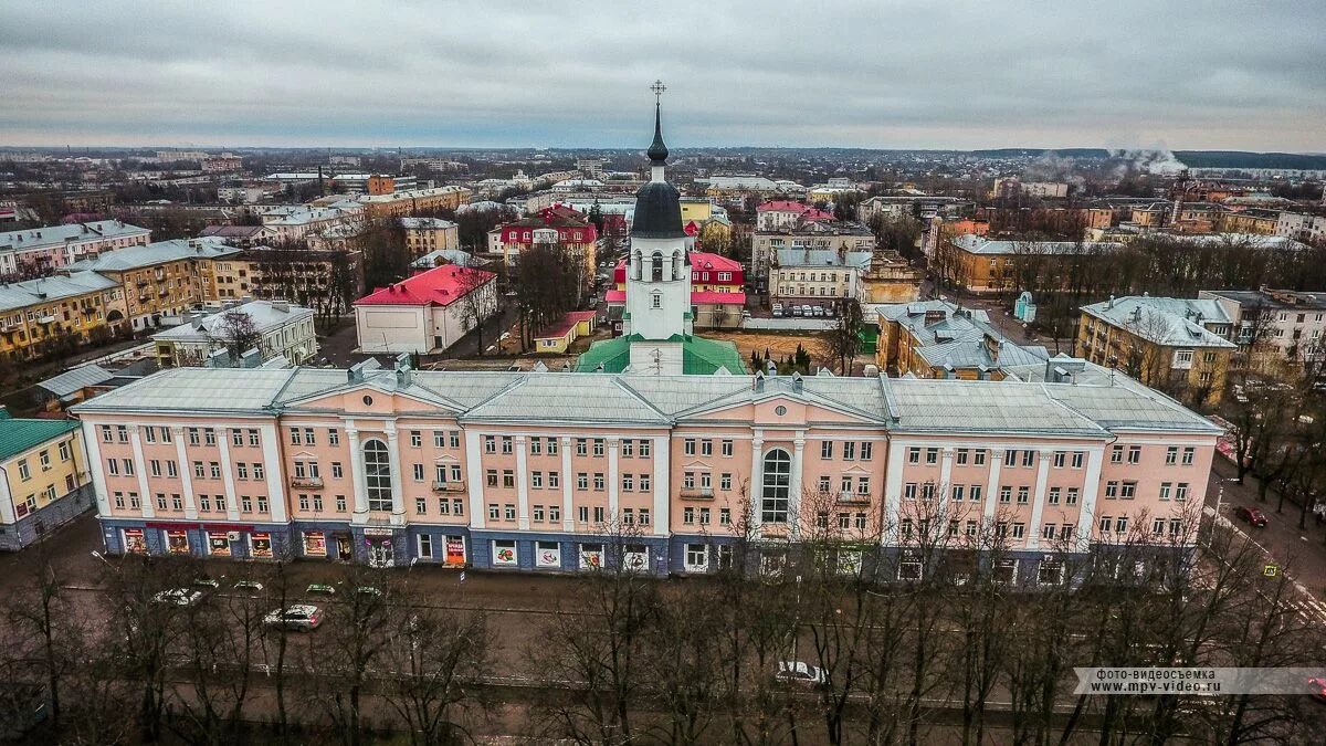 Площадь ленина великие луки фото Вид на центральный район в г.Великие Луки - город Великие Луки, Великолукский ра
