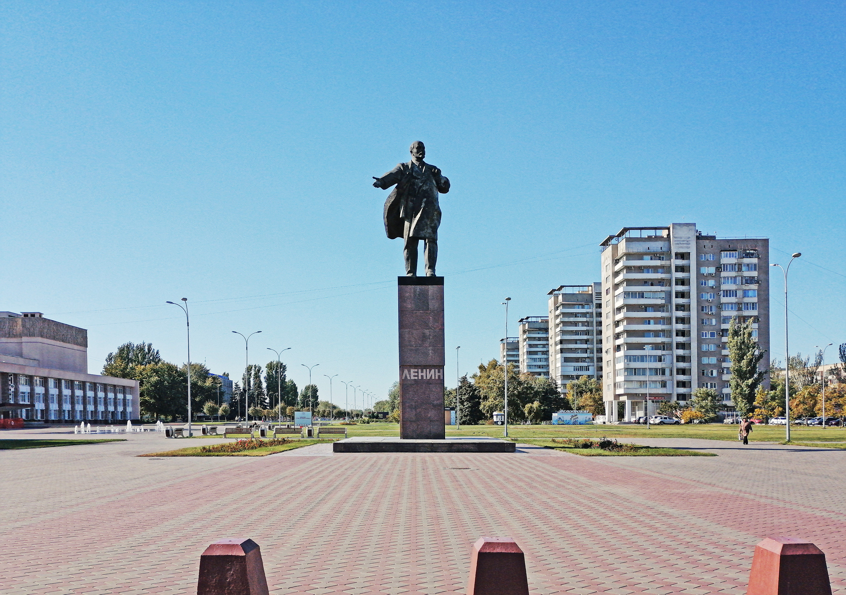 Площадь ленина волжский фото В.И. Ленин, monument, memorial, Volgograd Region, Volzhsky, Lenin Square - Yande