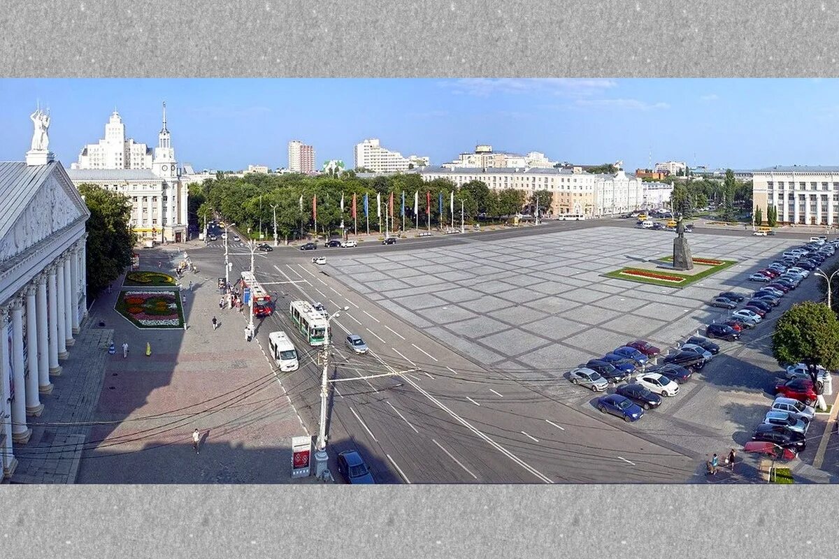 Площадь ленина воронеж фото В театре оперы и балета и в Никитинской библиотеке прокуратура обнаружила угрозу