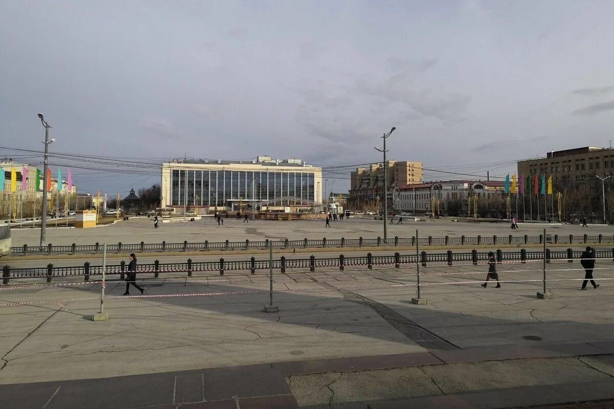 Площадь ленина якутск фото Во всех населенных пунктах Якутии майские праздники пройдут дистанционно - МК Як