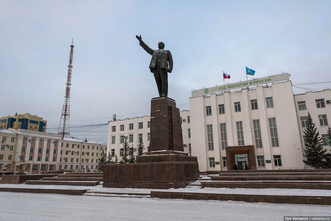 Площадь ленина якутск фото Плохой Якутск: всё как везде Илья Варламов Дзен