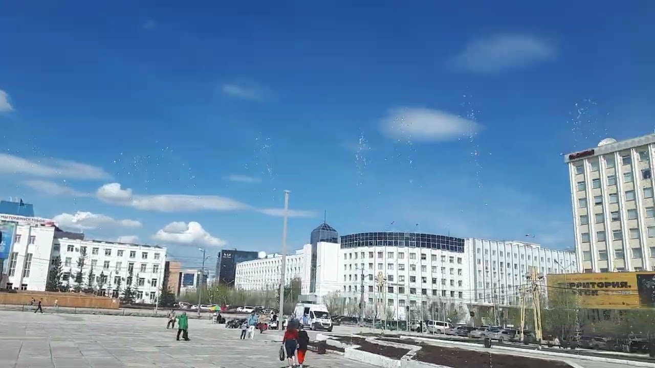 Площадь ленина якутск фото Пл Ленина Якутск июнь - YouTube