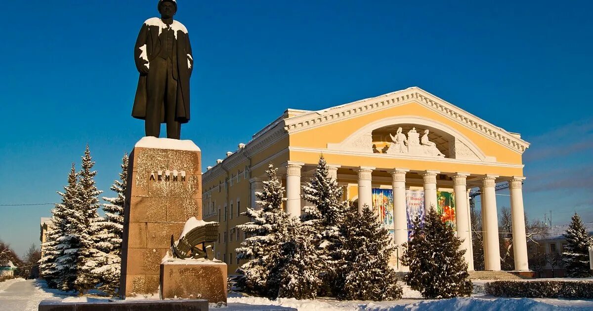 Площадь ленина йошкар ола фото Памятник В. И. Ленину (Йошкар-Ола) в городе Йошкар-Ола