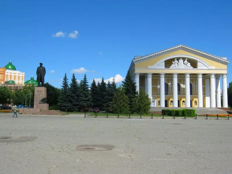 Площадь ленина йошкар ола фото Площадь Ленина и театр оперы. - Йошкар-Ола, Россия - Фото 6 - ФотоТерра