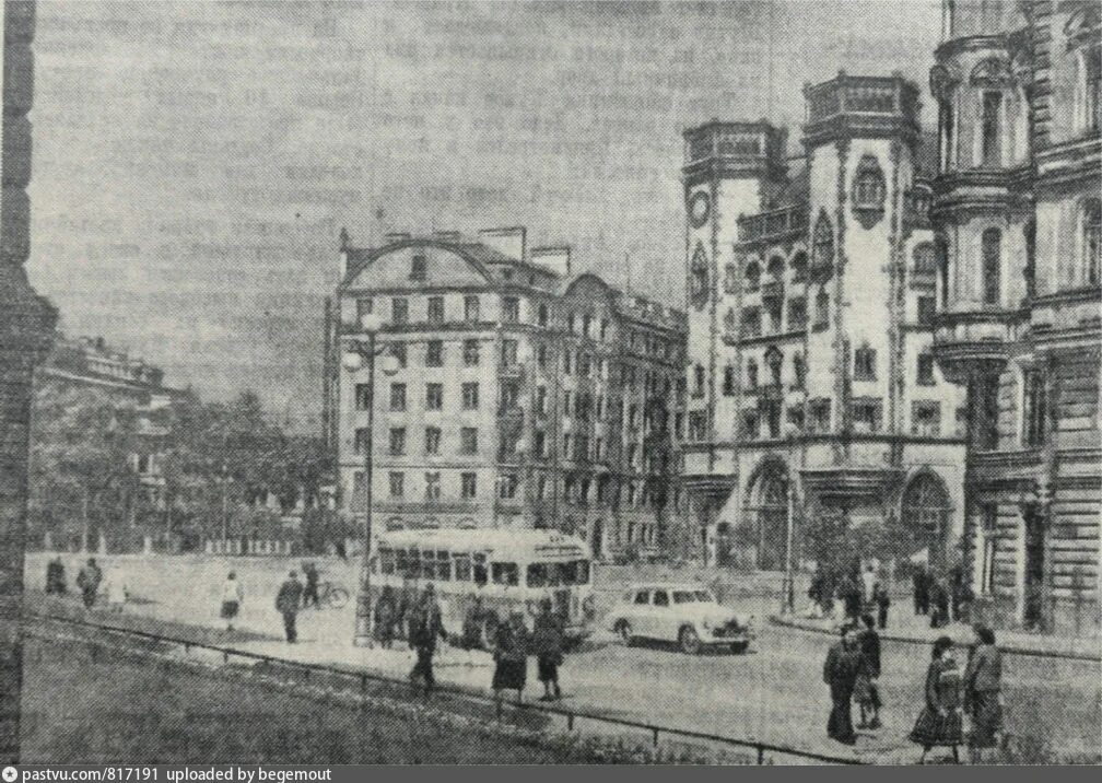 Площадь льва толстого фото На площади Льва Толстого - Retro photos