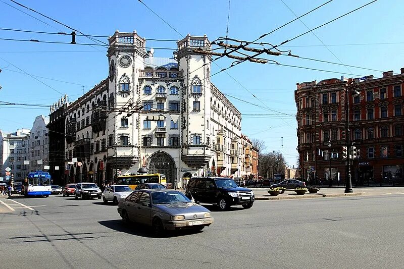 Площадь льва толстого санкт петербург фото Ploshchad Lva Tolstogo (Leo Tolstoy Square) in St. Petersburg, Russia