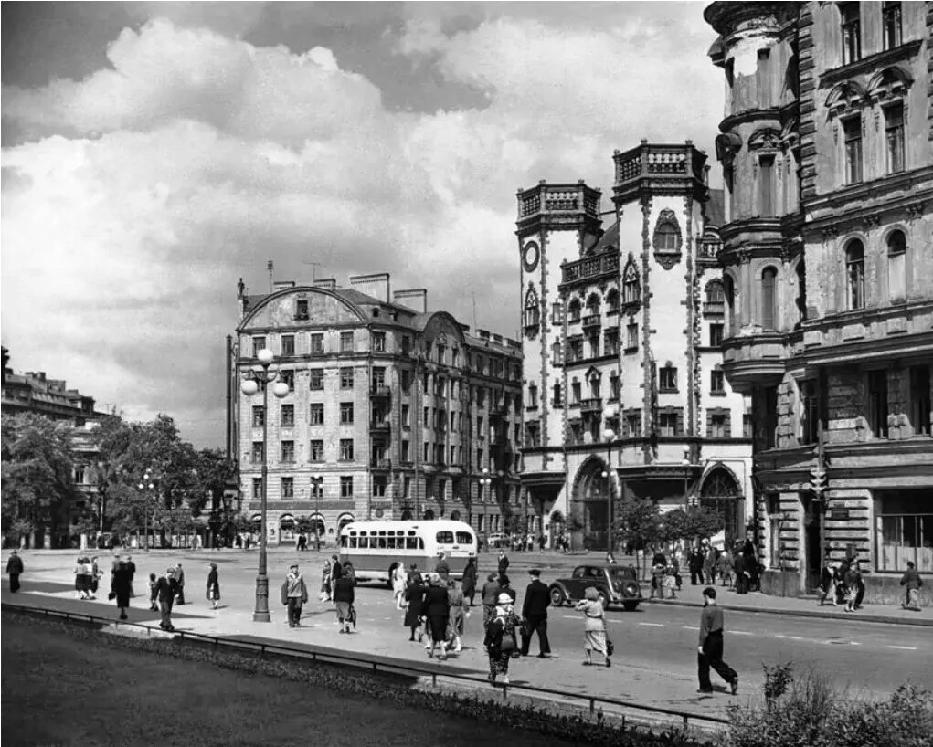 Площадь льва толстого санкт петербург фото Доходный дом Б. С. Майзель, Архитектор Крыжановский Д. А., Большой пр. ПС, 98, К