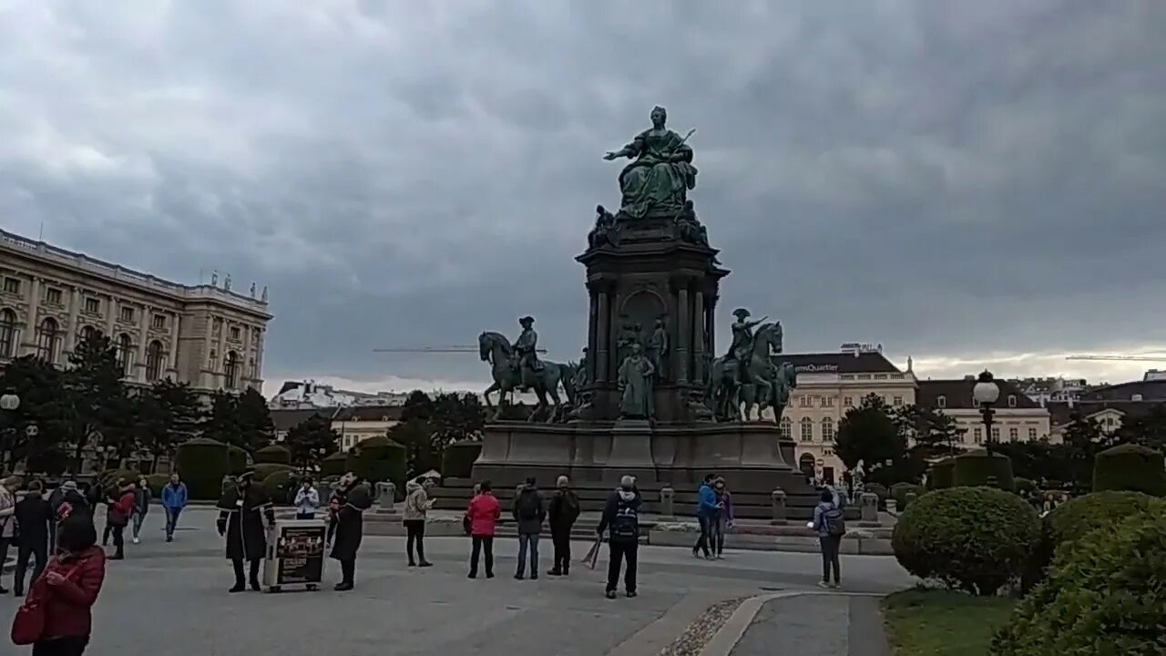 Площадь марии фото Вена. Площадь Марии Терезии - YouTube