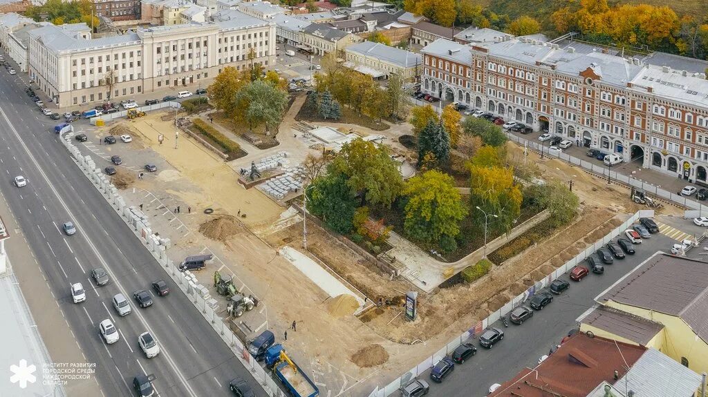 Площадь маркина фото Площадь Маркина в Нижнем Новгороде расширили для пешеходов: Яндекс.Новости