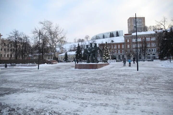 Площадь маркина нижний новгород фото Площадь Маркина в Нижнем Новгороде увеличилась после ремонта - МК Нижний Новгоро