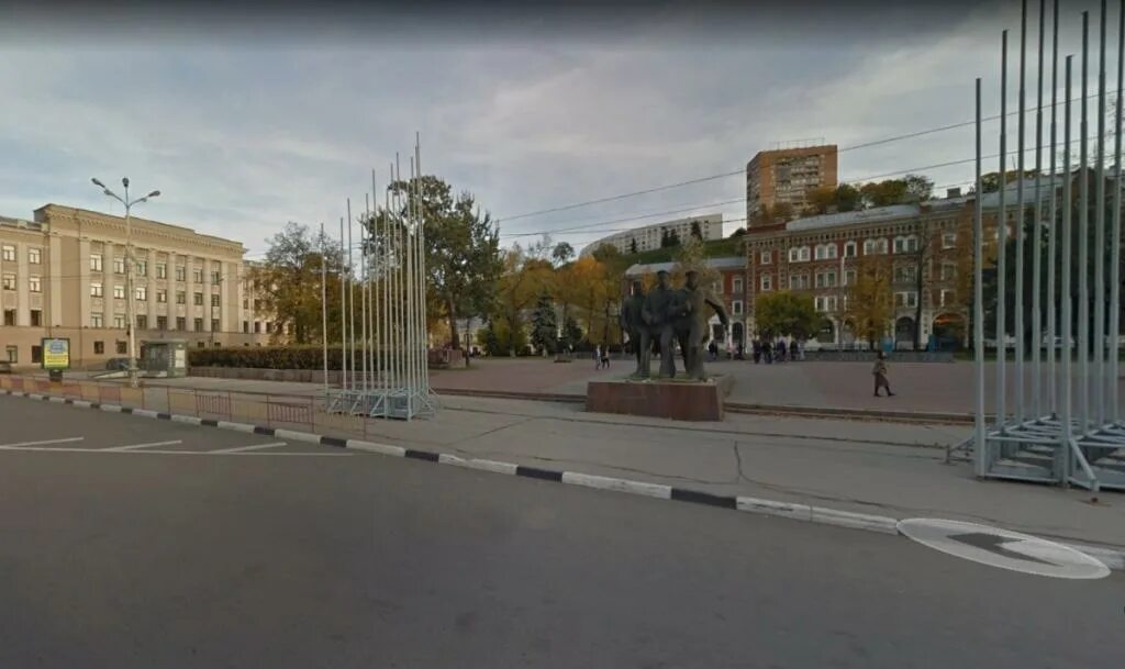 Площадь маркина нижний новгород фото Площадь Маркина в Нижнем Новгороде: история и достопримечательности