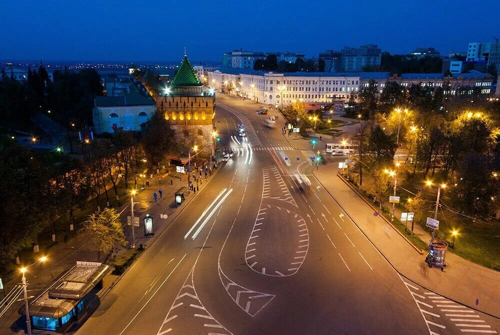 Площадь минина и пожарского нижний новгород фото Panorama: Minin and Pozharsky Square, landmark, attraction, Russia, Nizhny Novgo