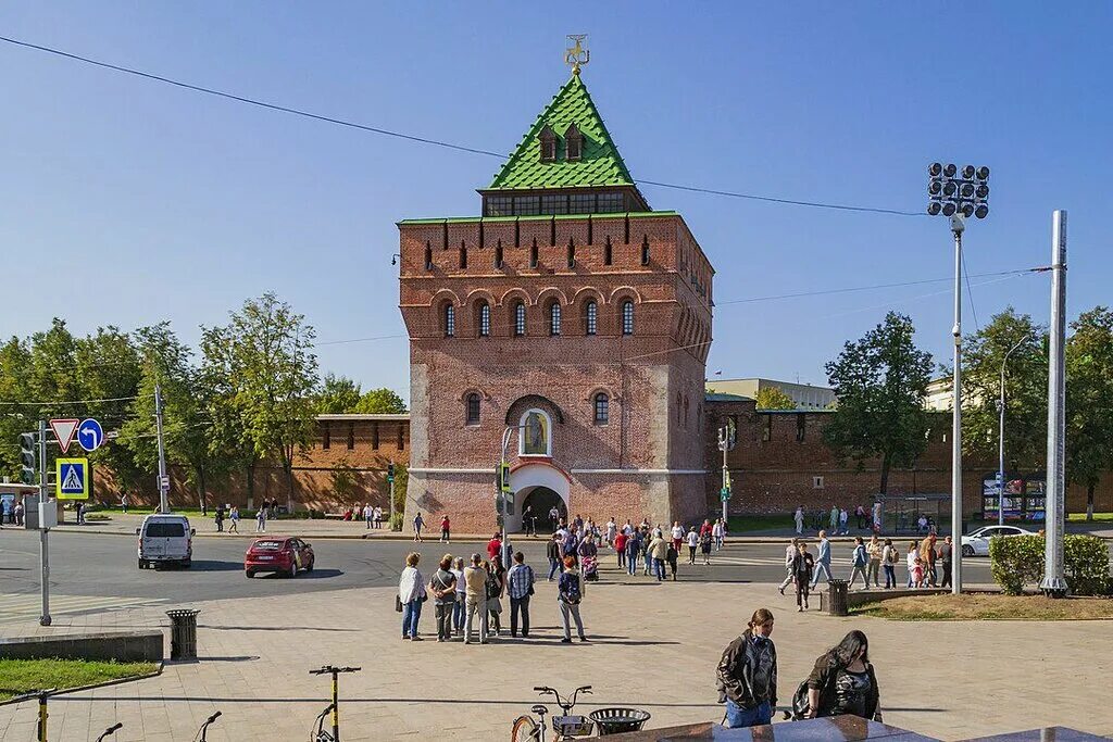 Площадь минина и пожарского нижний новгород фото Panorama: Minin and Pozharsky Square, landmark, attraction, Nizhniy Novgorod, Po