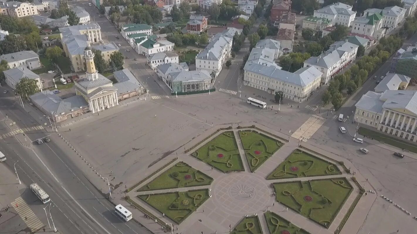 Площадь мира 2 кострома фото Завтра вечером в центре Костромы ограничат движение всех видов транспорта ТРК "Р
