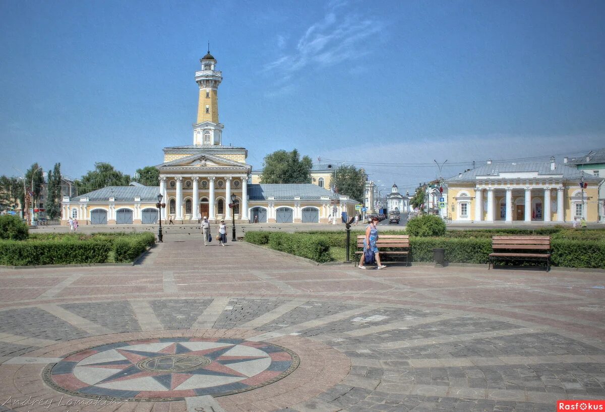 Площадь мира 2 кострома фото Фото: Сусанинская площадь. Фотограф Андрей Ломакин. Путешествия. Фотосайт Расфок