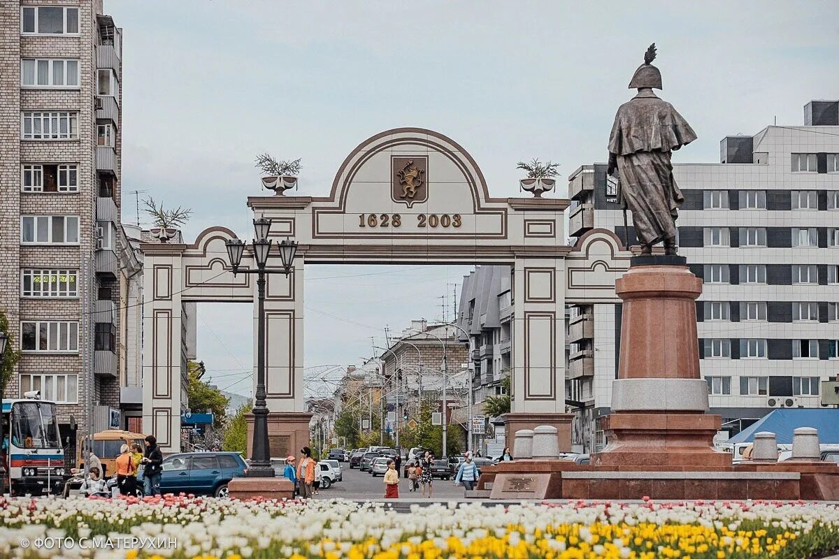 Площадь мира красноярск фото Площадь Мира в городе "Красноярск"