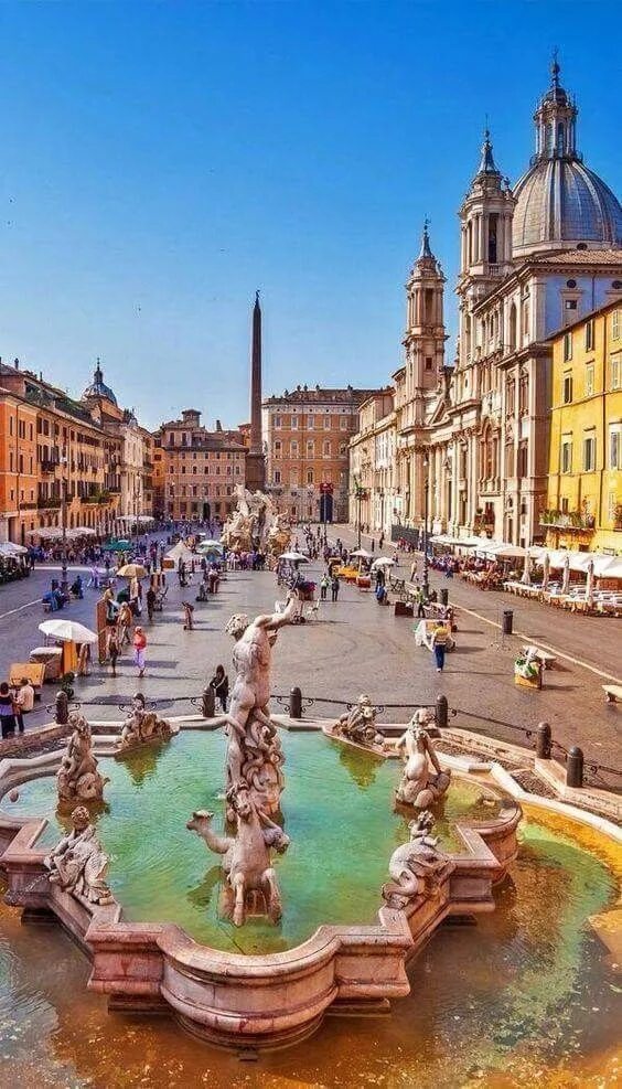Площадь навона фото Piazza navona, Rome. Italy Viajar a roma, Italia lugares, Roma italia