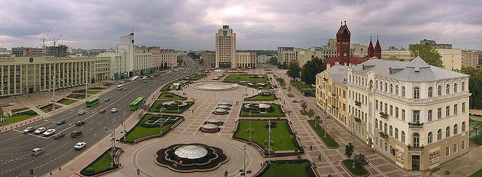 Площадь независимости минск фото Историко-культурные места в городе Минске Департамент охраны МВД Республики Бела