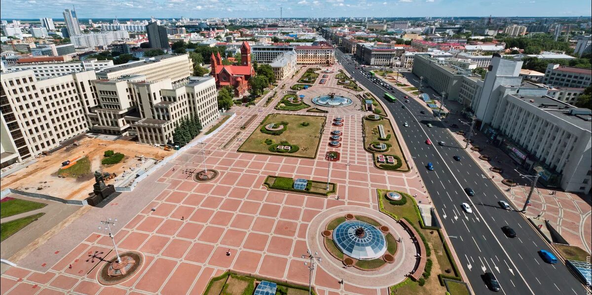 Площадь независимости минск проспект независимости фото Город Минск. Достопримечательности