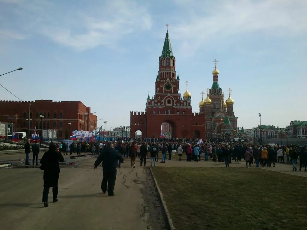 Площадь никонова в йошкар оле фото Сегодня в Йошкар-Оле проходит митинг "Вместе против террора" (ФОТО)