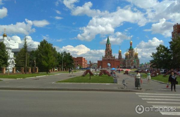 Площадь никонова в йошкар оле фото Отзыв о Город Йошкар-Ола (Россия, Марий Эл) Площадь Республики и Пресвятой Девы 